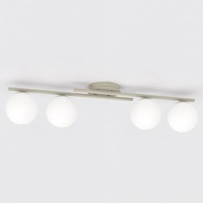 Lampada da soffitto KAIRO 4 4xE14 in Acciaio - Mokka