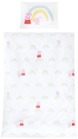 Biancheria da letto per culla in cotone 100x135 cm Peppa Pig - Roba