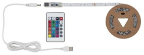 Striscia Led Usb Plastica Bianco Led Integrato 6W Da 3000 A 6500K 5Mt