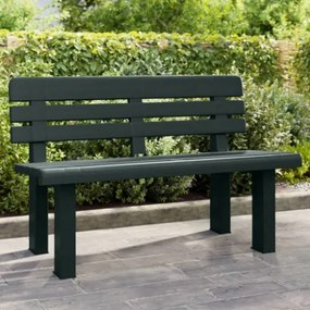 Panchina da Giardino Verde 110x52x71 cm in Polipropilene