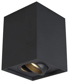 Faretto smart nero orientabile con WiFi GU10 - Quadro Up