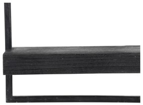 Scaffale in legno di abete nero opaco Maddison - Light &amp; Living