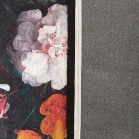Tappeto antiscivolo con motivo floreale in fiore Larghezza: 160 cm | Lunghezza: 220 cm