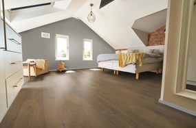Parquet multistrato Scala XL in rovere grigio laccato natura sp. 13/3 mm 3.60 m²