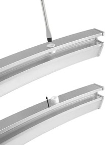 Specchio bagno rotondo con luce a led integrata da 60cm