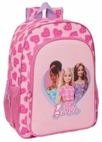 Zaino Scuola Barbie Rosa 33 x 42 x 14 cm