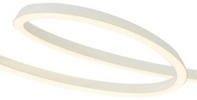 Lampada a sospensione scandinava beige 72 cm con LED dimmerabile a 3 livelli - Circuit