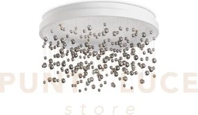 Armony lampadario da soffitto con pendenti in vetro led 3000k 48w 4...