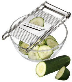 Grattugia in acciaio inox con 4 superfici intercambiabili Cromargan® Gourmet - WMF