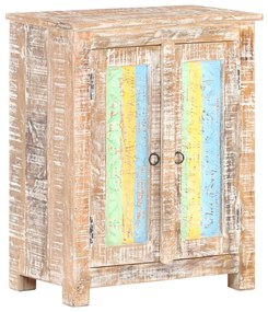 Credenza 61x35x76 Cm İn Legno Grezzo Di Acacia /