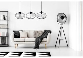 Lampadario a sospensione con filo BOCCA 3xE27/60W/230V