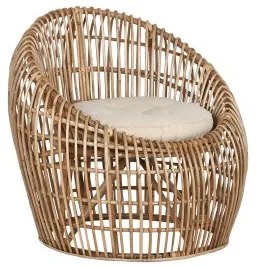 Sedia da giardino Home ESPRIT Bambù Rattan 70 x 70 x 74 cm