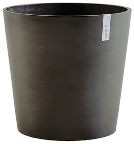 Vaso per piante e fiori AMSTERDAM ECOPOT'S in resina antracite H 44.5 cm Ø 50 cm