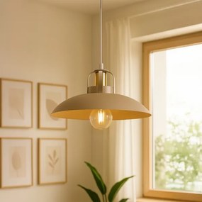 Brilagi - Lampadario a sospensione con filo FLAMENGO 1xE27/60W/230V beige