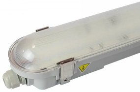 Plafoniera LED Stagna 150cm 55W, CCT, 8.800lm (160lm/W) - PHILIPS CERTA Drive Colore Bianco Variabile CCT