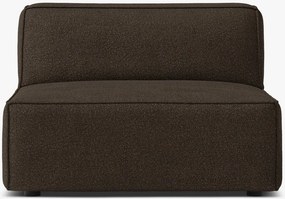Modulo centrale Jodie con schienale in bouclé Baloo – L80 cm