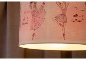 Duolla - Lampadario a sospensione per bambini PRINT M 1xE27/40W/230V diametro 35 cm ballerine