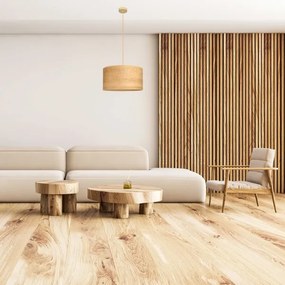 Lampadario a sospensione con filo ALBA 1xE27/15W/230V diametro 45 cm marrone