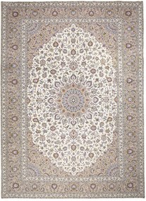 Kashan Tappeto persiano 290 x 400 Verde (Iran) Annodato A Mano