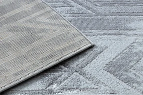 Tappeto MEFE moderno B402 - Structural due livelli di pile grigio scuro