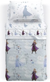 Copriletto Trapuntato in Cotone Frozen Elsa&Anna Singolo