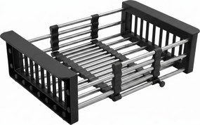 Scolapiatti telescopico per lavello REA P14487 Black
