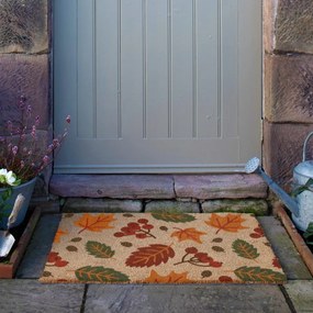 Zerbino in fibre di cocco 40x60 cm Autumn Leaves – Artsy Doormats