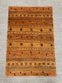 Loribaft Tappeto persiano 90 x 60 Giallo (Iran) Annodato A Mano