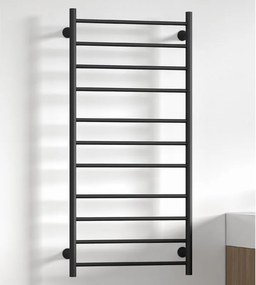 Termoarredo scaldasalviette elettrico colore nero opaco | KAM-TR100N - KAMALU