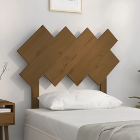 Testiera Per Letto Ambra 92x3x81 Cm İn Legno Massello Di Pino /