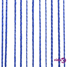 vidaXL Tende a Filo 2 pz 100x250 cm Blu