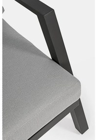 Set di mobili da giardino grigio in alluminio per 4 persone Harley – Bizzotto