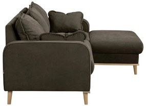 Divano angolare marrone (angolo destro) Beata - Ropez