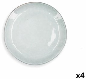 Piatto Fondo Quid Boreal Azzurro Ceramica Ø 27 cm 27 cm (4 Unità) (Pack 4x)