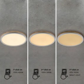 Nordlux - OJA LED lampada da soffitto dimmerabile per bagno LED/19W/230V 3000/4000K IP54 Ø43 cm