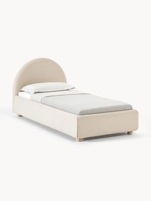 Letto singolo in bouclé Ebba