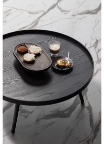 Tavolino nero , Ø 78 cm Mesa - WOOOD