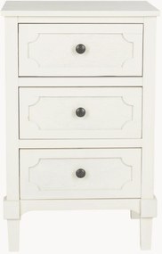 Comodino in legno con cassetti Rosaleen