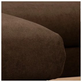 Divano angolare marrone scuro (angolo sinistro) Beata - Ropez