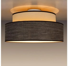 Plafoniera GRACE 1xE27/60W/230V diametro 40 cm color crema/marrone