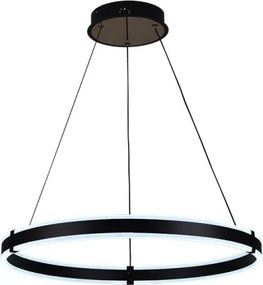 Brilagi-LED Lampada a sospensione dimmerabile su cavo CIRCLE LED/85W/230V 3000-6500K nero + telecomando