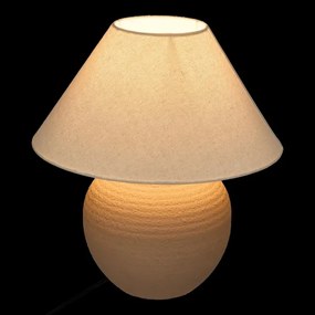 Atmosphera - Lampada da tavolo SEIYA 1xE27/60W/230V marrone/beige