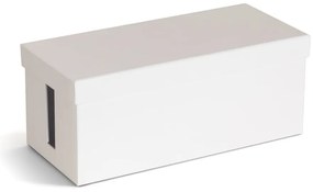 Organizer bianco in cartone per cavi Cordy Paper Laminate – Bigso