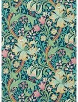 Morris & Co Carta da parati Golden Lily - Galactic Ink