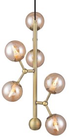 Halo Design - Atom Vertical Lampada a Sospensione Antique Brass Halo Design