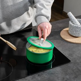 Pentola con coperchio incluso/con superficie in ceramica adatta all'induzione 1,3 l Meda 3.0 – FABINI