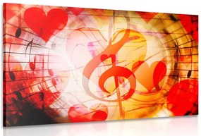 Quadro su tela – Amore per la musica