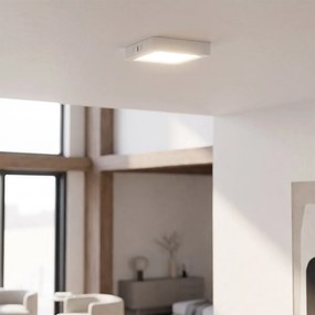 Plafoniera LED Quadrata 6W 120x120mm CCT Bianco Variabile - LEDISENS Colore Bianco Variabile CCT