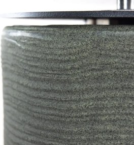 Camino a bioetanolo braciere da giardino da terra per interno esterno RAFFAELLO Verde Salvia d.35 x h55