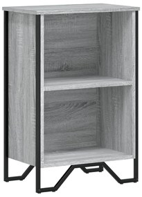 Libreria grigio sonoma 50x31x74,5 cm in legno multistrato